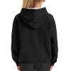 AFPANQZ Fire and Water Football Sweatshirts Boy's Hoodies Sweaters Sweatshirt Long Sleeves Front Pockets Thin Autumn Pajama Shirt Size XL Sports Running Outdoor Casual Costume Black view 3