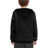 AFPANQZ Fire and Water Football Sweatshirts Boy's Hoodies Sweaters Sweatshirt Long Sleeves Front Pockets Thin Autumn Pajama Shirt Size XL Sports Running Outdoor Casual Costume Black view 4