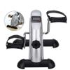 LIMEI-ZEN Mini Exercise Bike for Arm and Leg Pedal Exerciser with LCD Display Mini Exercise Bike Fitness Cycling Resistance Adjustable Silver