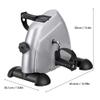 LIMEI-ZEN Mini Exercise Bike for Arm and Leg Pedal Exerciser with LCD Display Mini Exercise Bike Fitness Cycling Resistance Adjustable Silver view 3