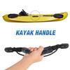 4Pcs Kayaks Canoe Side Mount Handles Replacement Kit with Bungee Cord Paddle Holder Accessories + 4 Pcs J Hook with Hardware Kit for Luggage Handle, Cooler Handle view 2