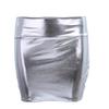 Yartina Women's Shiny Metallic Patent Leather Mini Pencil Skirt Nightout Wear Dance Party Clubwear Silver One Size view 4