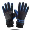 FUFU Gloves Warm Gloves, Men's Winter Gloves, Touch Screen Gloves, Riding, Driving, Camping, Warm Gloves for Cold Weather (Color : Blue) view 1