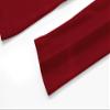 Kindcall Womens Slim Fitted Mock Turtleneck Tops Long Sleeve Lightweight Base Layer Shirts (Black Red, X-Small) view 2