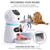 PJDDP Automatic Cat Feeder,3.5L Auto Dog Food Dispenser with Stainless Steel Food Bowl,4 Meals A Day with Timer Programmable Portion Control Voice Recorder for Cats and Dogs view 3