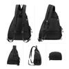 Sucipi Pickleball Bag - Men's -Women's Pickleball Backpack, Adjustable Sling Bag w/Fence Hook/Large Capacity/Safety Pocket-Black view 2