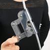 01 Self-Locking Rope Grab,Self-Braking Stop Descender Clamp Climbing Anti Fall Protection Equipment Rope Grab Ascender Fall Protection for Rocking Climbing Tree(Round Hole) view 4