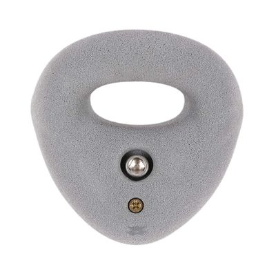Atomik Rock Climbing Holds Large Bolt-On Ring in Gray Used in Gyms for Down-Climbing