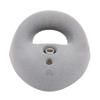 Atomik Rock Climbing Holds Large Bolt-On Ring in Gray Used in Gyms for Down-Climbing view 2