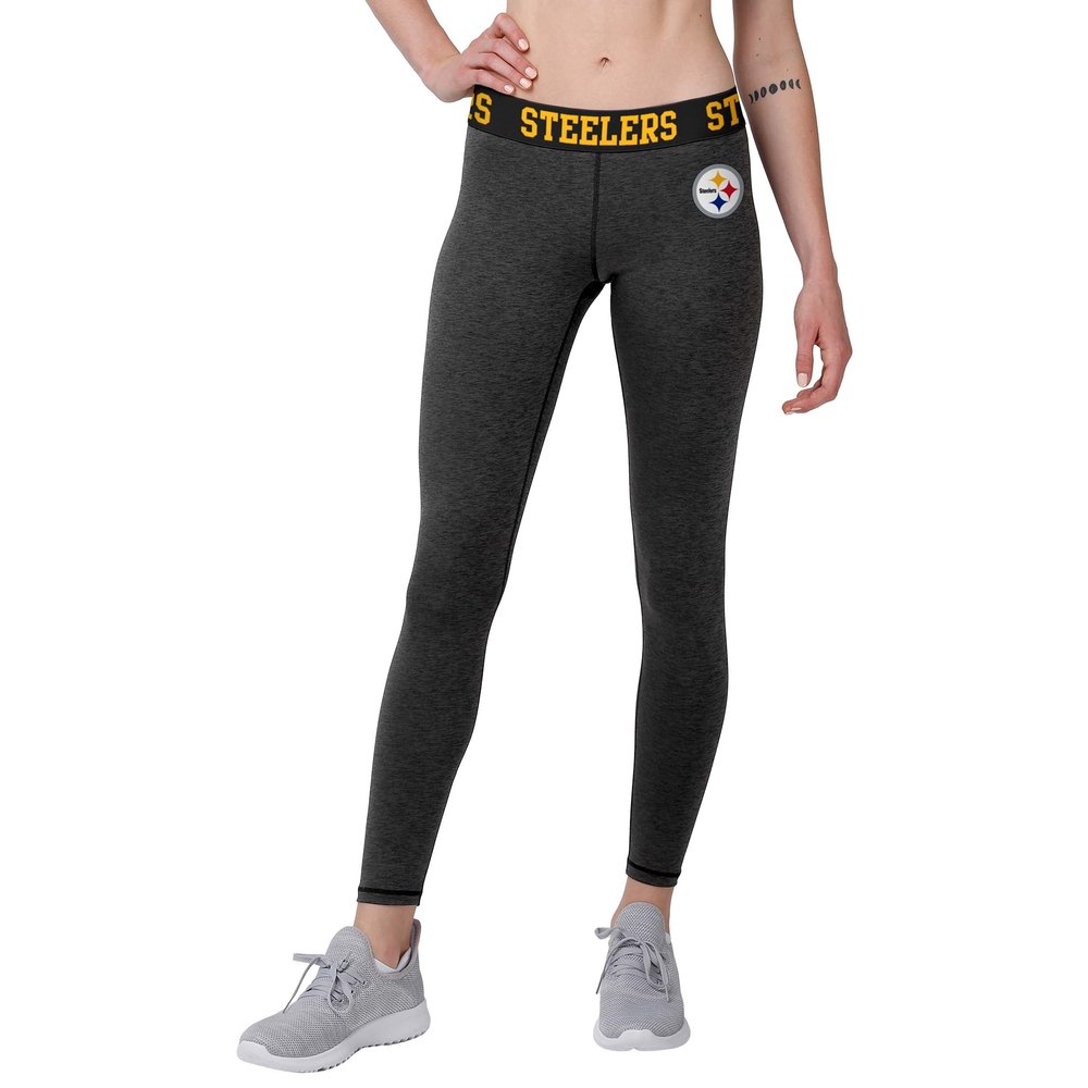FOCO Pittsburgh Steelers NFL Womens Team Color Static Leggings - S