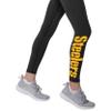FOCO Pittsburgh Steelers NFL Womens Team Color Static Leggings - S view 2