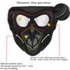 Tactical Airsoft Full Face Mask with Eye Protection for Helmet Apply to Paintball Cosplay Costume Party Hockey(QF Black Gray Lens) view 2