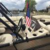 Caddie Buddy American Flag Clamping Boat Mount view 2