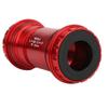 Alloy Thread BB30 Bike Bottom Bracket, BB Bottom Bracket, Screw-in Locking for 24/24mm Crankset 42mm Frame Shell(red) view 2