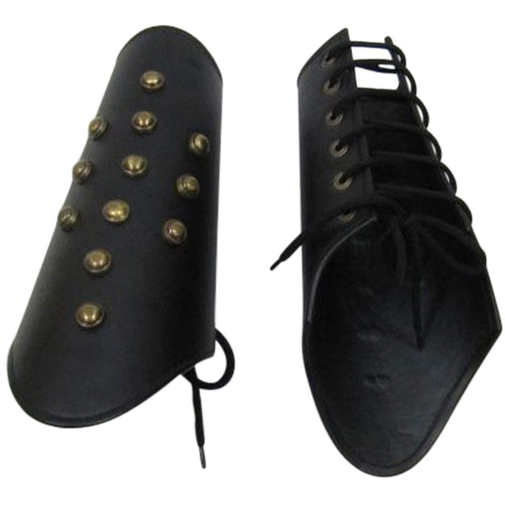 INDIA OVERSEAS TRADING CORP Faux Leather, Bracers - Hand Guard Set