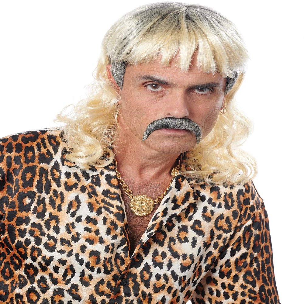 Franco American Novelty Company Tiger Mullet Wig & Moustache