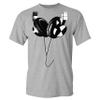 Huge Hanging Headphones T-Shirt DJ Music Tee Shirt Sport Gray Small view 2
