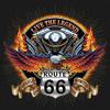 Tee Hunt Wordclass Motorcycles Long Sleeve T-Shirt Live The Legend Route 66 Biker White Small view 2