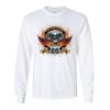 Tee Hunt Wordclass Motorcycles Long Sleeve T-Shirt Live The Legend Route 66 Biker White Small view 4