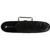 Creatures of Leisure 2023 Longboard Icon Lite Boardcover, 3mm Foam Protection, Durable Matte Black Tarpee, 2-year Warranty, Black Silver, 8'0" view 1
