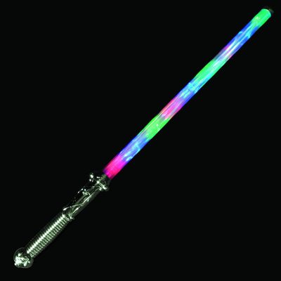 Flashing Panda Set of 6 Light Saber Multicolor Flashing LED Novelty Swords Rave Accessory