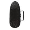Creatures of Leisure 2023 Fish ICON Lite Boardcover, 3mm Foam Protection, Durable Matte Black Tarpee, 2-Year Warranty, Black Silver, 6'3" view 2