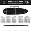 Creatures of Leisure 2023 Fish ICON Lite Boardcover, 3mm Foam Protection, Durable Matte Black Tarpee, 2-Year Warranty, Black Silver, 6'3" view 3