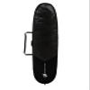 Creatures of Leisure 2023 Longboard Icon Lite Boardcover, 3mm Foam Protection, Durable Matte Black Tarpee, 2-year Warranty, Black Silver, 9'0" view 1