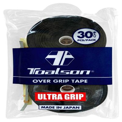 Toalson Ultra Grip Over Grip 30 Pack Black (Made In Japan)