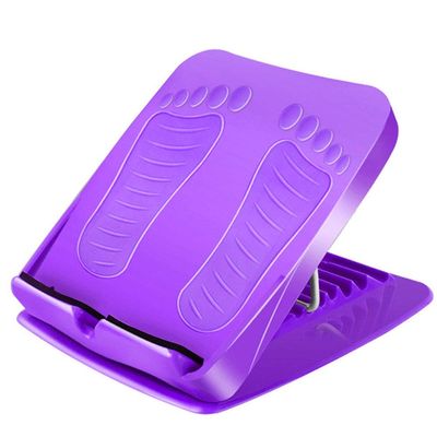Slant Board, Calf Stretcher Ankle and Foot Incline Board for Stretching Adjustable, Portable Leg Exercise Ankle Foot Balancing Fitness Pedal, Calves Muscle ExerciserPurple