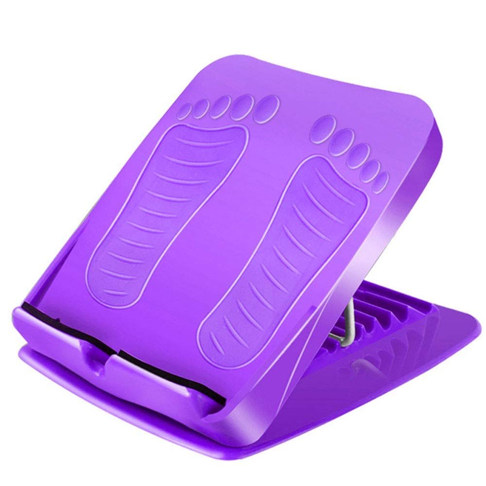 Slant Board, Calf Stretcher Ankle and Foot Incline Board for Stretching Adjustable, Portable Leg Exercise Ankle Foot Balancing Fitness Pedal, Calves Muscle ExerciserPurple
