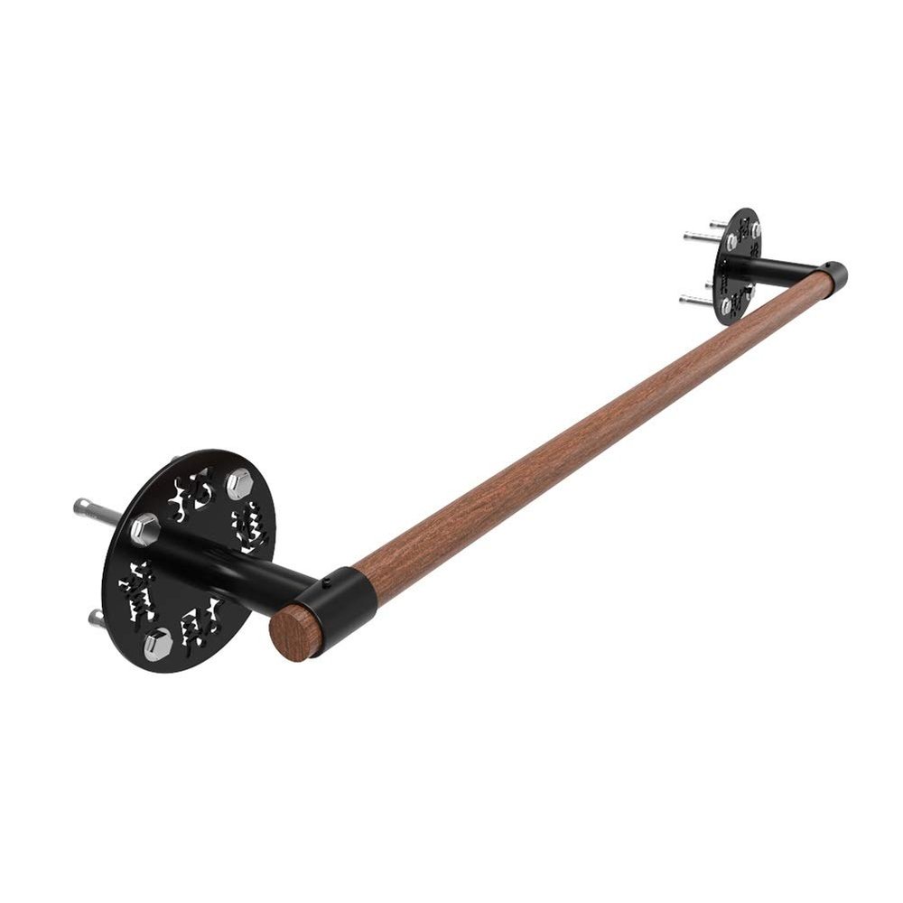 Pull-Up Bars AGYH Wall-Mounted Horizontal Bar, Chinese Style Mahogany Fitness Bar, Home Fitness Equipment, Safe and Stable, Load 300kg