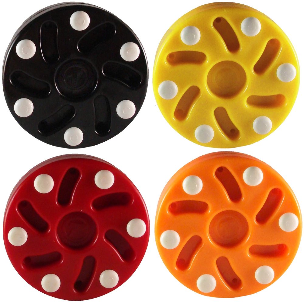 TronX S10 Inline Roller Official Hockey Pucks 4 Pack (Mix)