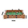 14" Foosball Table, Wooden Soccer Game Tabletop, Mini Indoor Table Soccer Set for Game Rooms, Parties, Family Night view 4