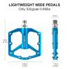 ROCKBROS Mountain Bike Pedals MTB Pedals Bicycle Flat Pedals Aluminum 9/16" Sealed Bearing Lightweight Platform for Road Mountain BMX MTB Bike view 2