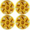 TronX S10 Inline Roller Official Hockey Pucks 4 Pack (Yellow) view 1