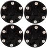 TronX S10 Inline Roller Official Hockey Pucks 4 Pack (Black) view 1