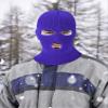 SATINIOR 3 Holes Ski Mask Full Face Cover Outdoor Balaclava Winter Knitted Neck Gaiter for Halloween Sports Cycling(Medium,Dark Blue) view 2