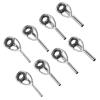 BESPORTBLE 20pcs Fishing Rod Tip Stainless Steel Ceramic Ceramic Ring Guide Replacement Kit Fishing Repair Tools for Outdoor Freshwater Baitcasting(Silver) view 1