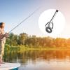 BESPORTBLE 20pcs Fishing Rod Tip Stainless Steel Ceramic Ceramic Ring Guide Replacement Kit Fishing Repair Tools for Outdoor Freshwater Baitcasting(Silver) view 3