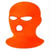 SATINIOR 3 Holes Ski Mask Full Face Cover Outdoor Balaclava Winter Knitted Neck Gaiter for Halloween Sports Cycling(Medium,Bright Orange) view 1