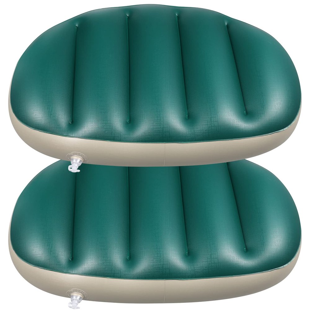 BESPORTBLE 2pcs Kayak Boat Seat Cushion Pad PVC Material Fishing Cushion Inflatable Seat for Boat Kayak