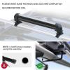 Leader Accessories Car Ski Snowboard Roof Racks, Fits Up to 6 Pairs of Skis or 4 Snowboards, 2 PCS Universal Ski Roof Rack Carriers Snowboard Top Holder, Lockable Fit Most Vehicles Equipped Cross Bars view 3