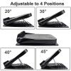 Slant Board, Calf Stretcher Ankle and Foot Incline Board for Stretching Tight Calves or Plantar Fasciitis Adjustable 4 Level (330 lb Capacity), Strength Training Equipment Leg Machines view 3