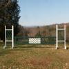 Platinum Jumps Slant Picket Wood Wing Standards 5 Foot Purple view 1