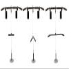 ALLYSON FITNESS Pull Up Bar Wall Mounted Chin Up Bar Side Pulley with Lats Bar, Tricep Bar, U Bar with Soft Foam and Solid Fitness Accessory for Home Gym-Without Weight view 3