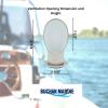 Buchan Marine 3" Oval Dorade Cowl Vent & Deck Plate Set  316L Stainless Steel, Seaworthy Airflow with Easy Install for Yachts, Skiffs, Sailboats view 2