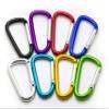 3" Aluminum Carabiner D Shape Buckle Pack, Keychain Clip, Spring Snap Key Chain Clip Hook Buckle (Assorted (12 Pack)) view 1