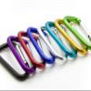 3" Aluminum Carabiner D Shape Buckle Pack, Keychain Clip, Spring Snap Key Chain Clip Hook Buckle (Assorted (12 Pack)) view 4