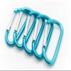 3" Aluminum Carabiner D Shape Buckle Pack, Keychain Clip, Spring Snap Key Chain Clip Hook Buckle (Teal (12 Pack)) view 2